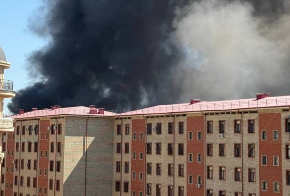 В Яккасарайском районе произошёл пожар на пластиковом производстве