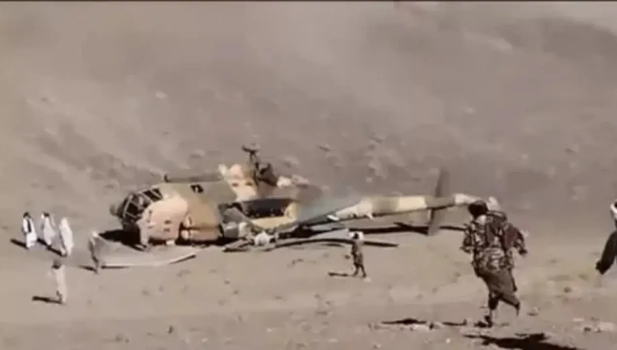 Helicopter crash in Afghanistan with no casualties