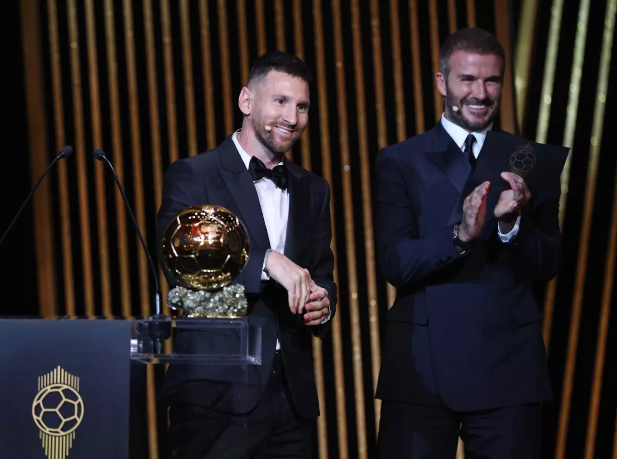 Messi attended the Ballon d'Or presentation in Paris