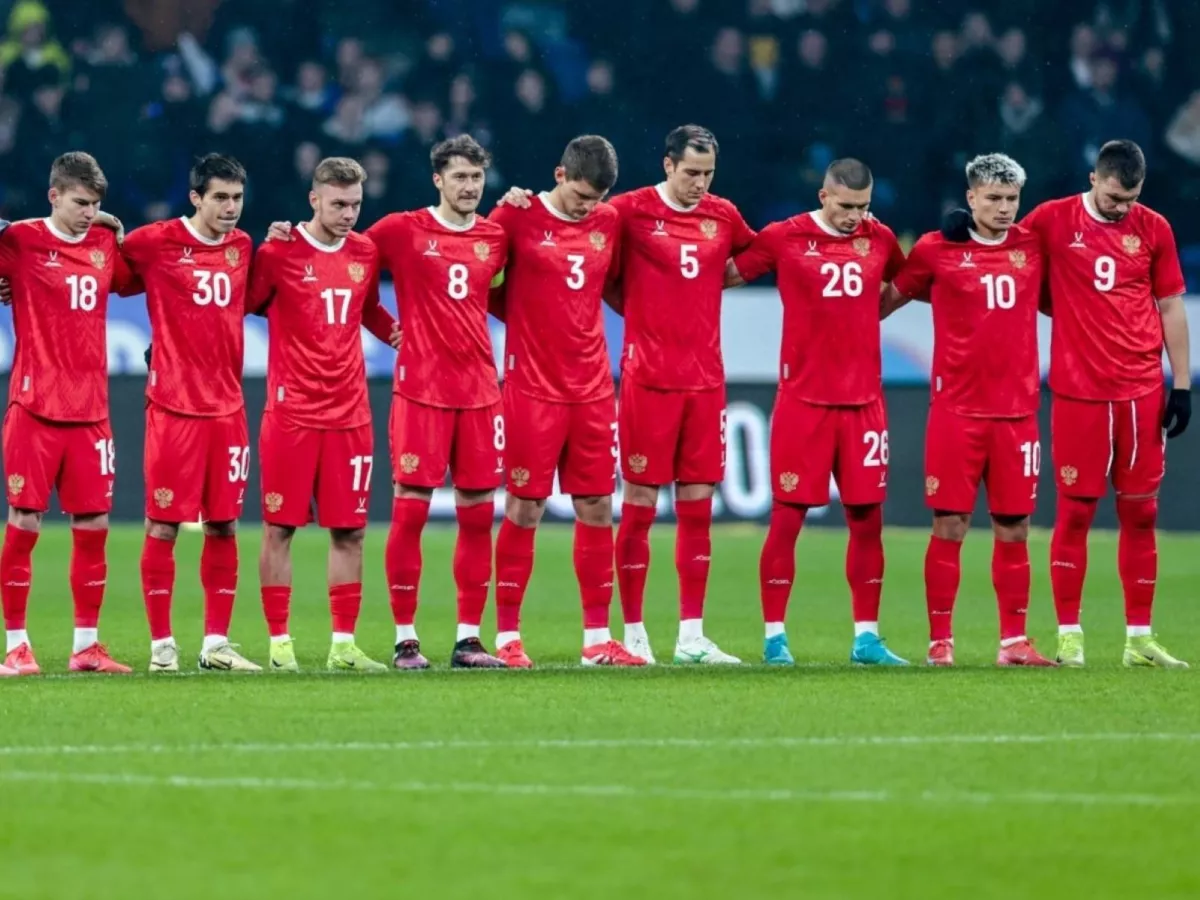 The Russian national team is preparing at Spartak Stadium