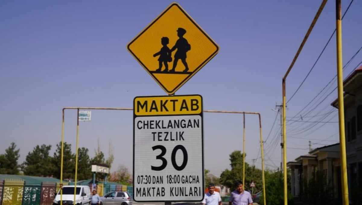 Toshkentda maktablar yaqinida yo‘l tartibi o‘zgardi