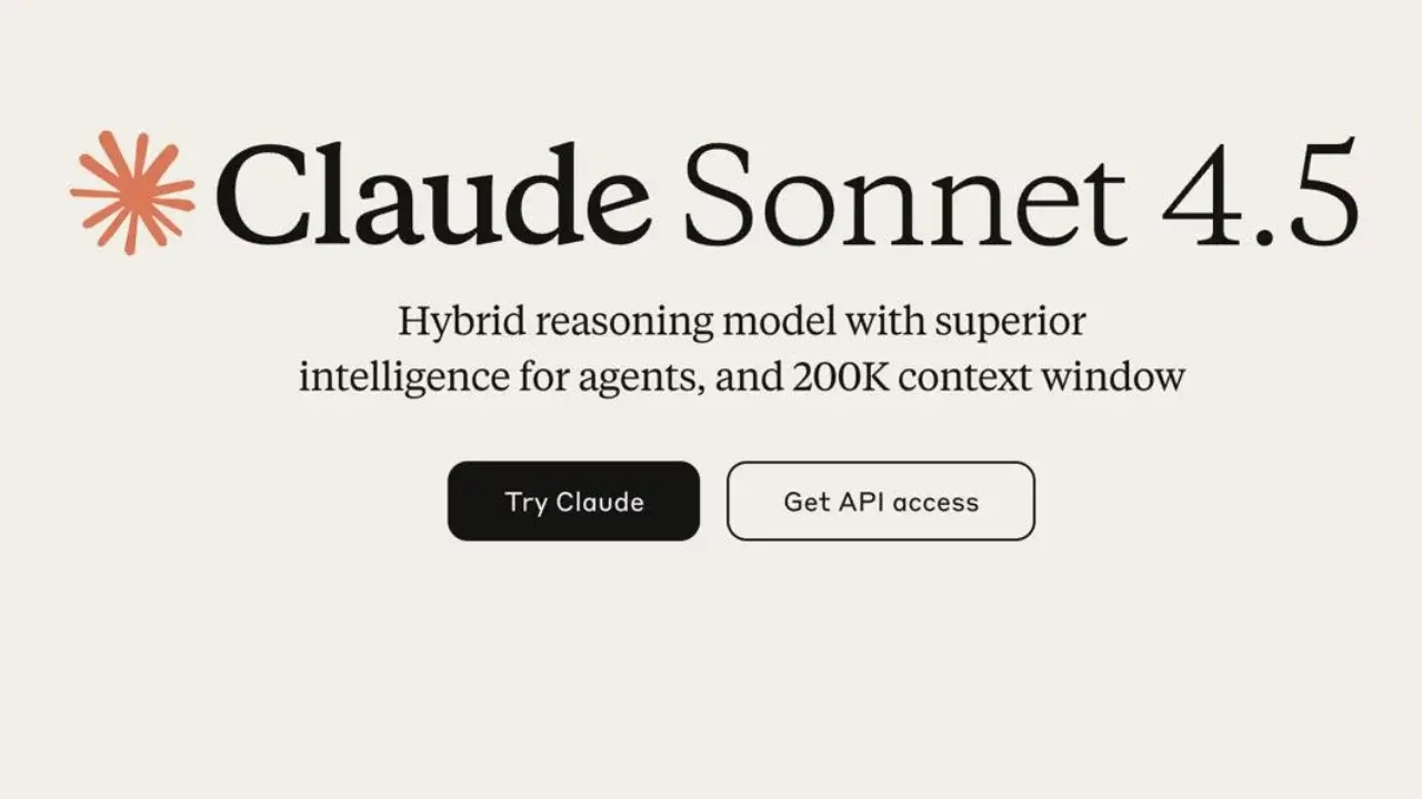 Anthropic yangi Claude Sonnet 4.5 modelini taqdim etdi