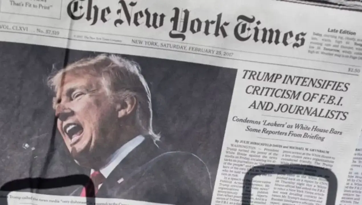 Trampning New York Timesga da’vosi sudda rad etildi