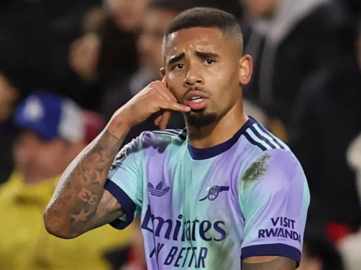 Gabriel Jesus is not on Arsenal's Champions League list