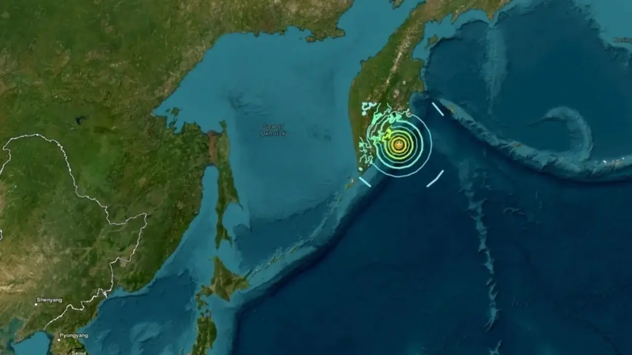 Kamchatka yaqinida 7,7 ballik zilzila yuz berdi