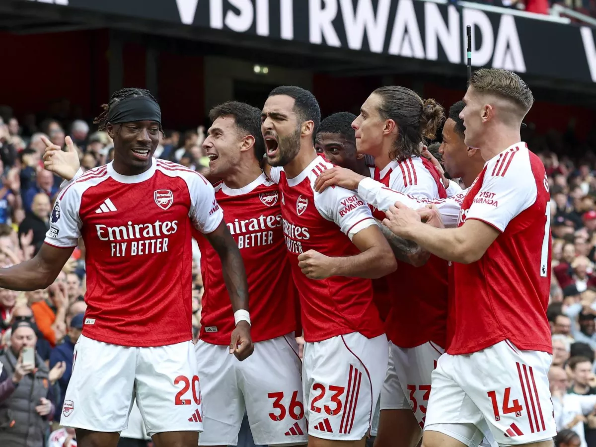 Arsenal leading the Premier League under Arteta