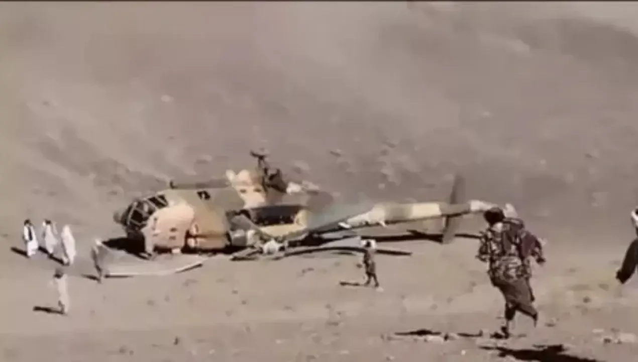 Helicopter crash in Afghanistan with no casualties
