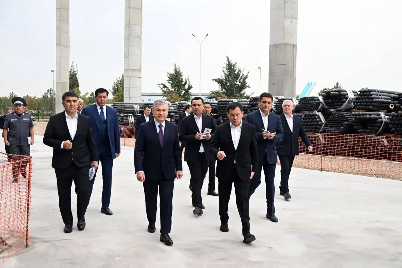 A new airport and cargo terminal are being built in Namangan