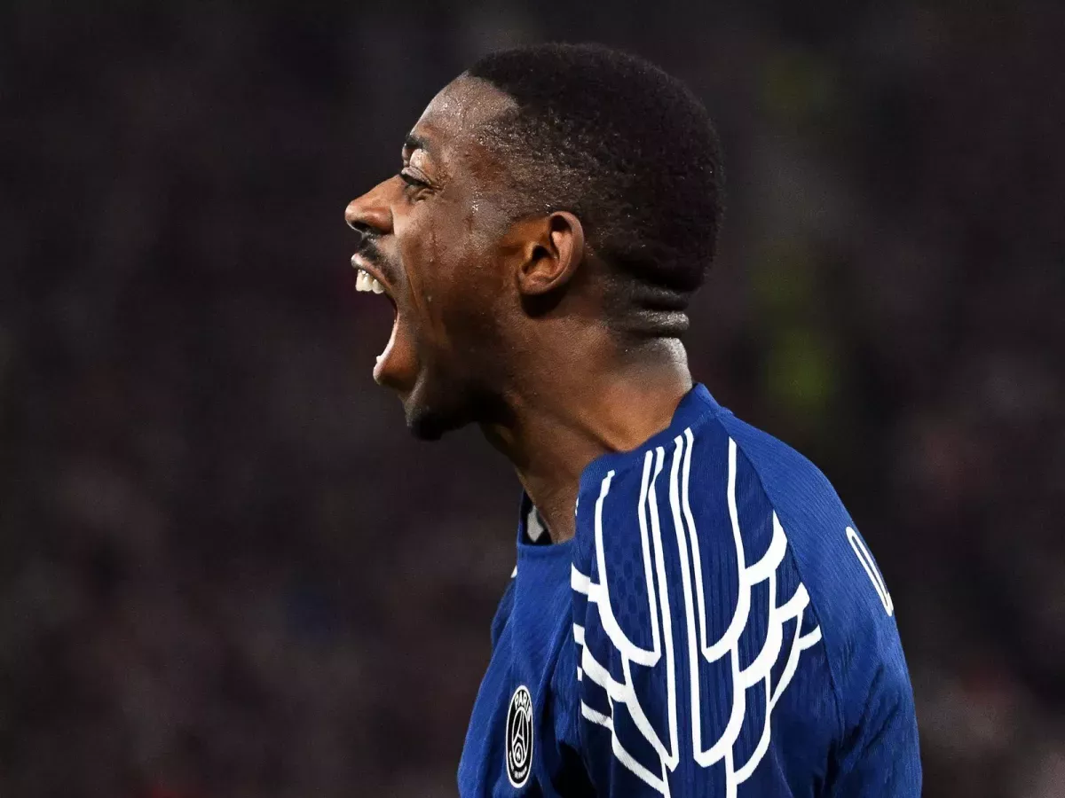 Dembele became the Ballon d'Or winner in Paris