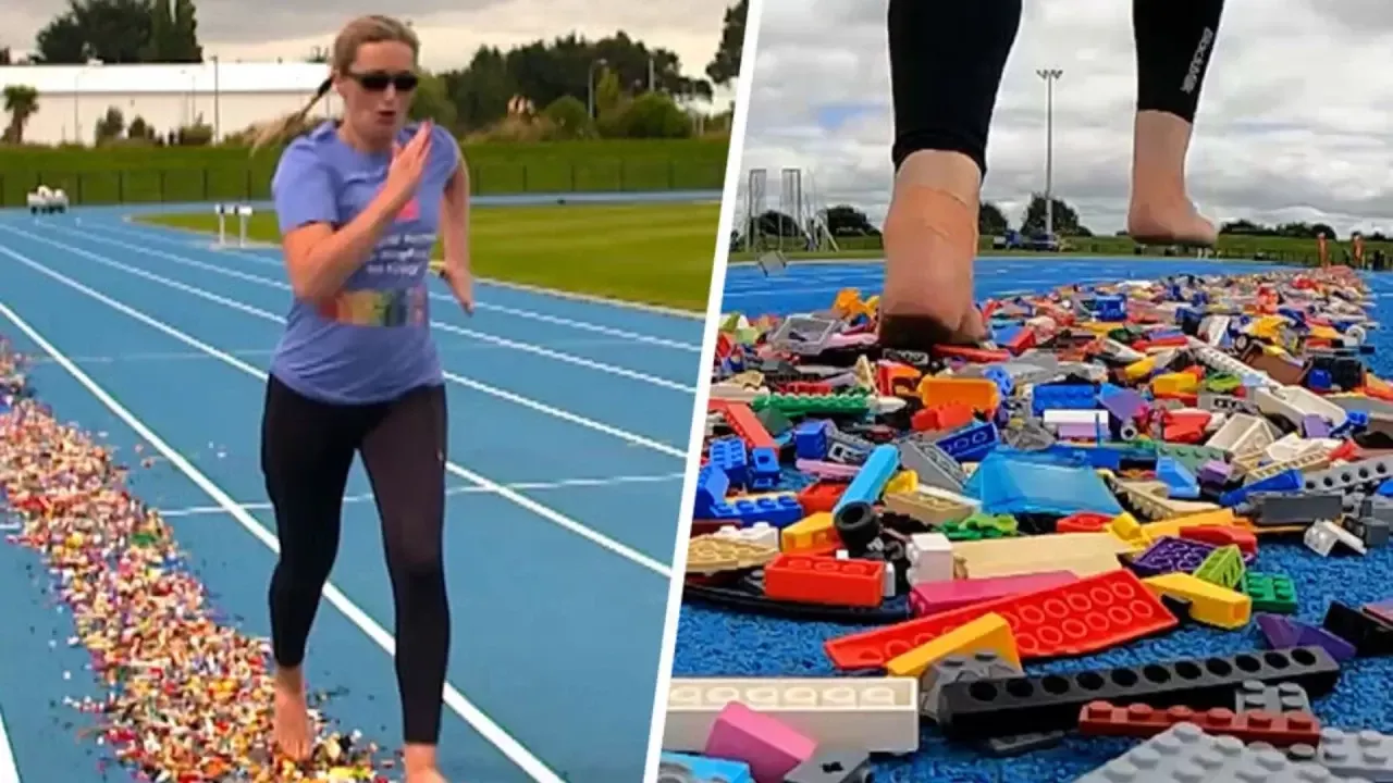 Gabriel Wall ran a record on LEGO