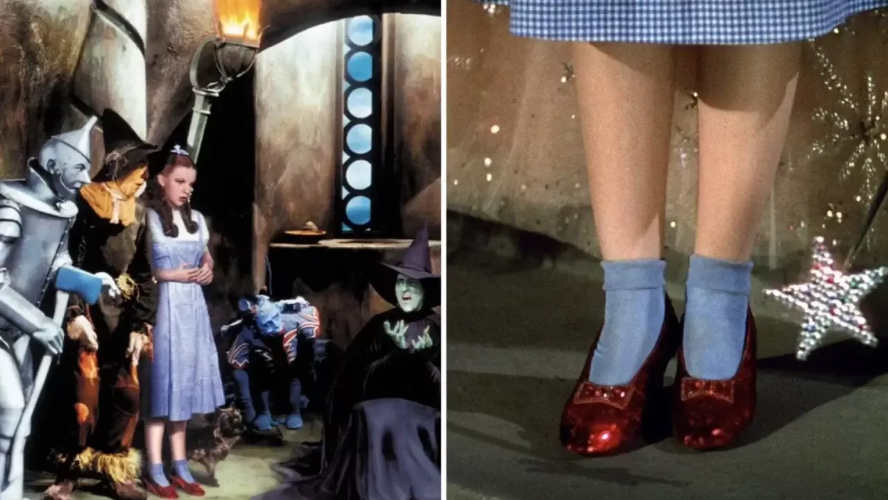 Judy Garland's red slippers sold at a record price