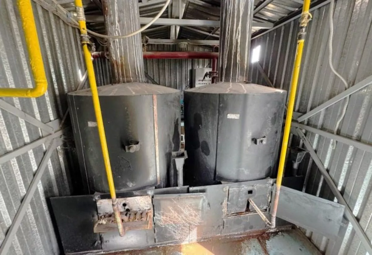 Gas theft at the sports complex in Navoi