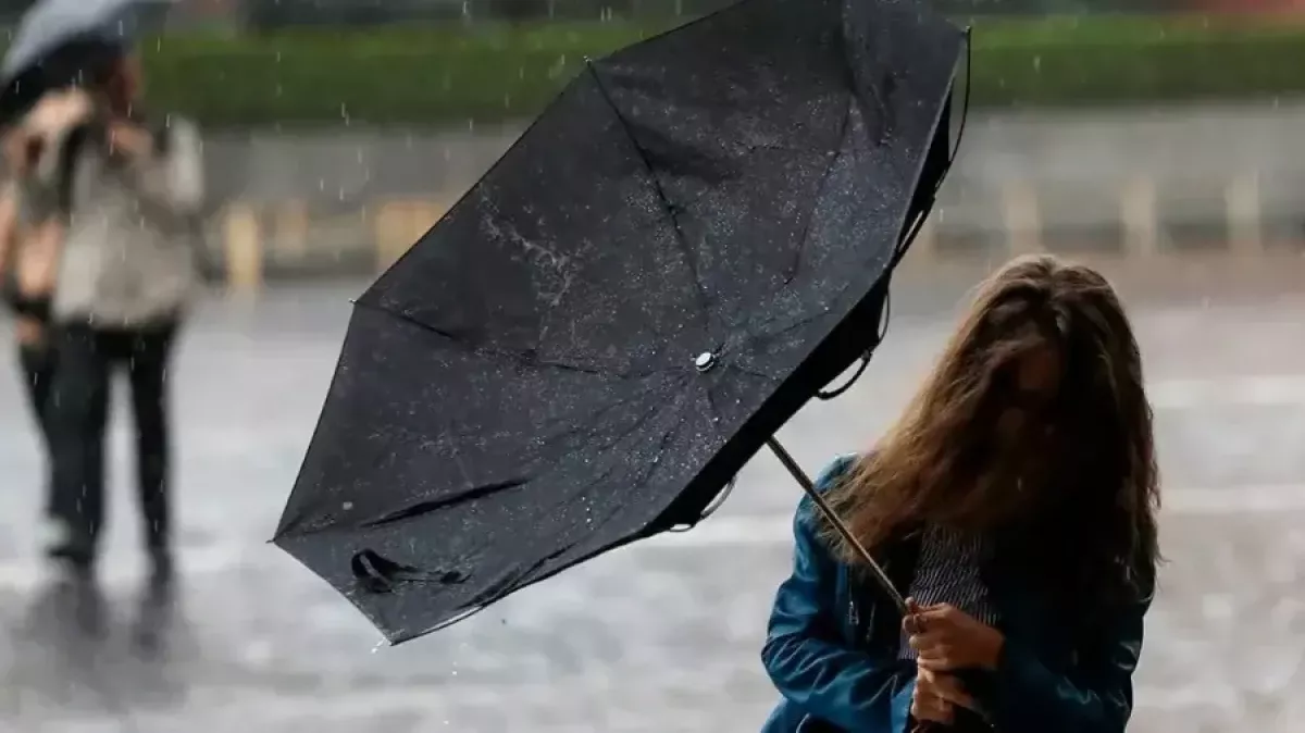 Rain and cold weather in Uzbekistan at the beginning of October