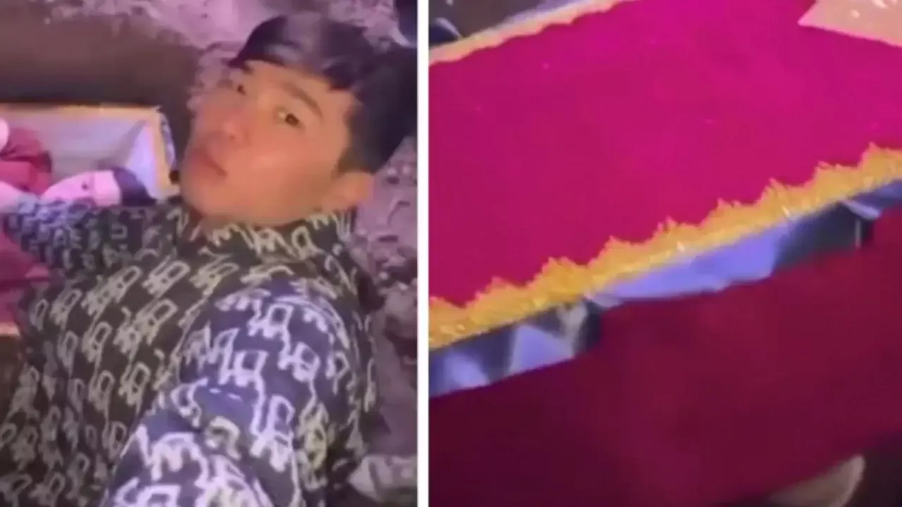 A blogger was buried alive in Almaty