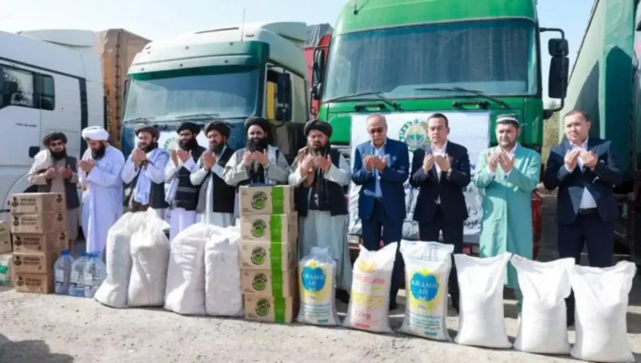 Uzbekistan sent 265 tons of aid to Afghanistan