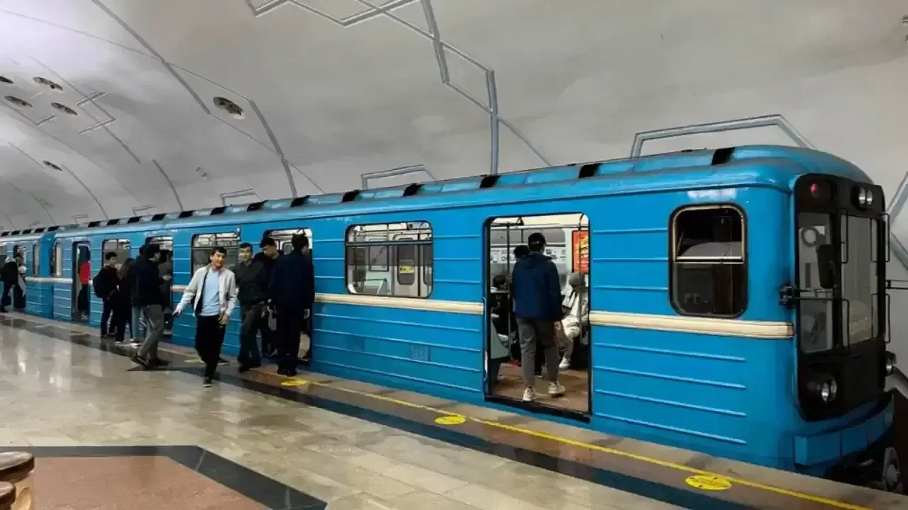 Technical malfunction occurred on the train in Tashkent metro