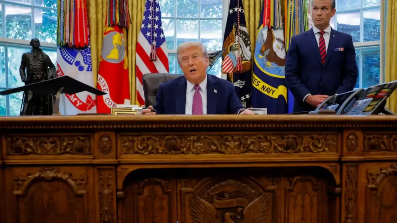 Трамп встречается с военными руководителями США в Вирджинии