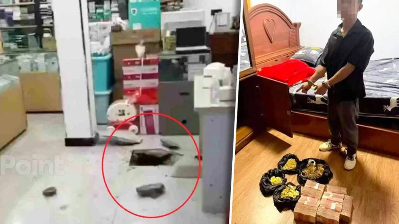 Gold stolen underground in Myanmar