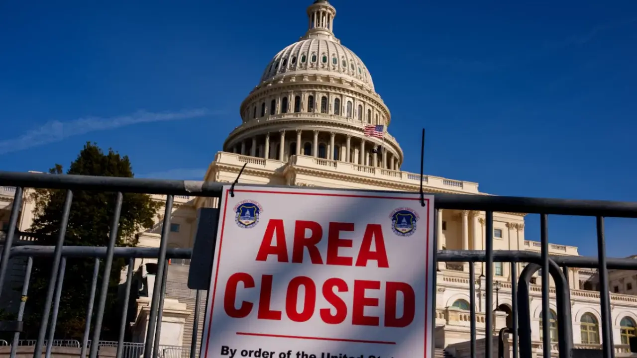 US government shutdown halts services