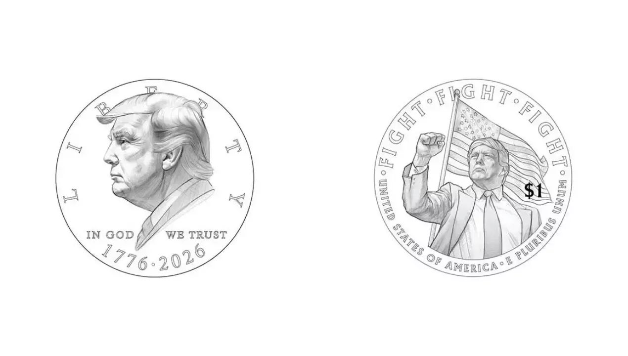 AQSH G‘aznasi Tramp tangasini chiqarishni ko‘rib chiqmoqda