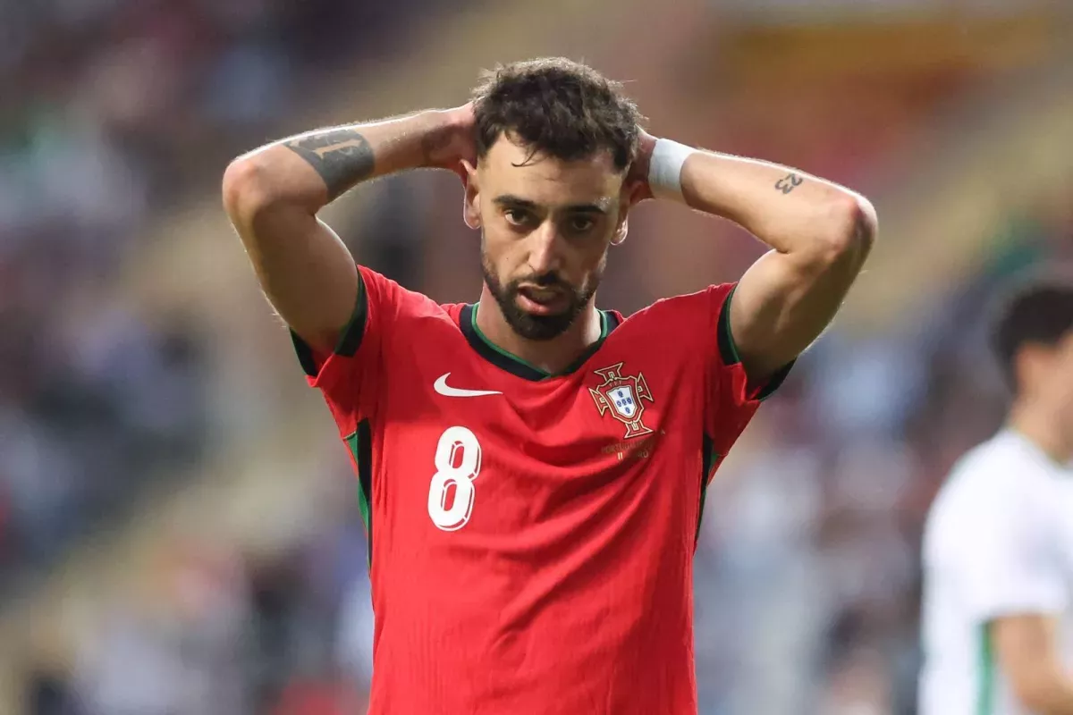 Bruno Fernandes will not be able to participate in the match against Ireland