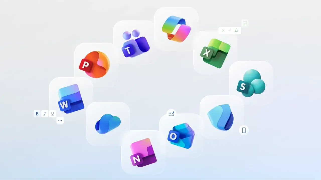 Microsoft Office dasturlarining ikonlari yangilandi