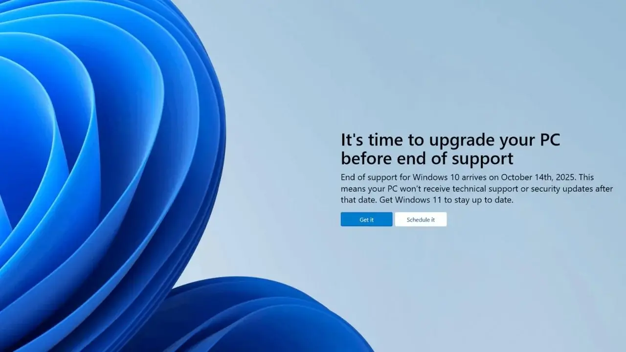 Microsoft has ended support for Windows 10
