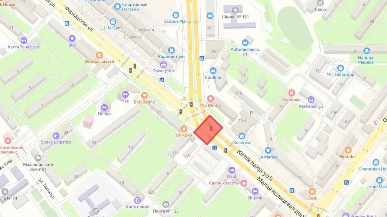 Temporary traffic restriction on the Small Ring Road