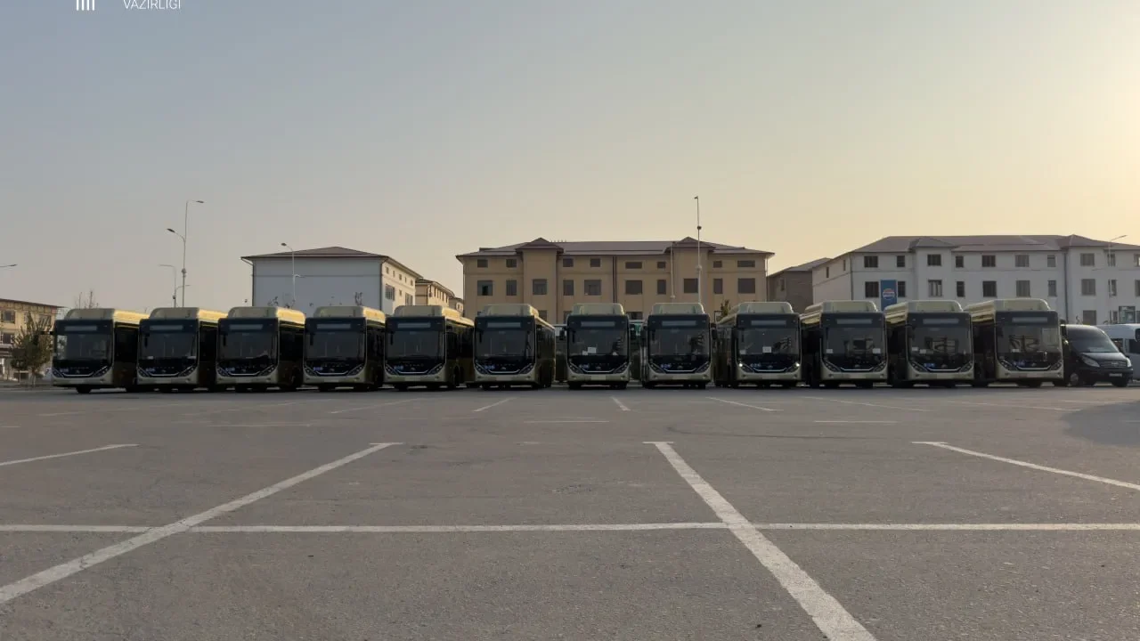 52 more modern buses delivered to Guliston