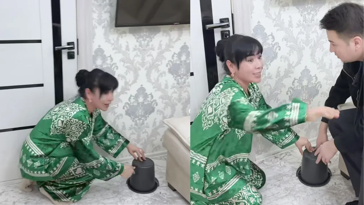 Dilorom and Begzod's playful mouse joke lifted spirits