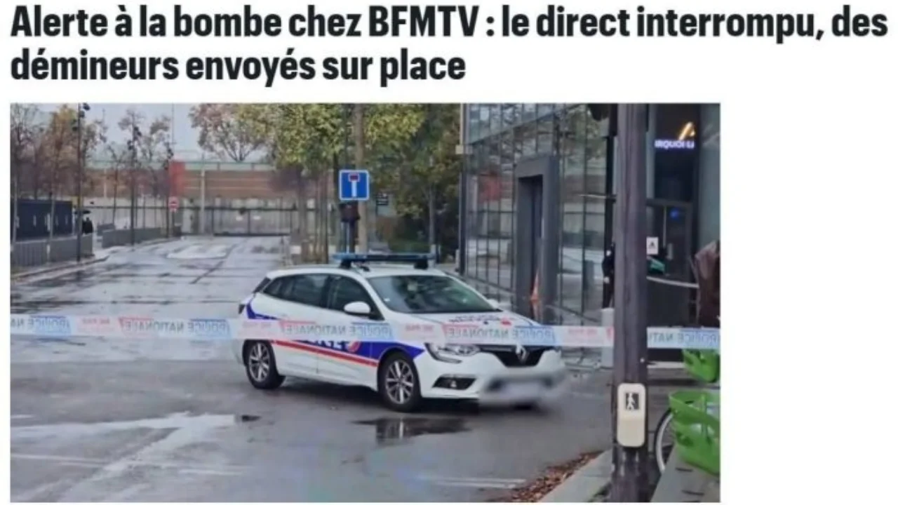 BFMTV portlash xavfi sabab faoliyatini to‘xtatdi