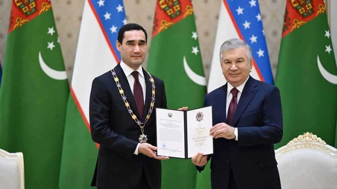 Serdar Berdimuhamedov “Do‘stlik” ordeni bilan taqdirlandi