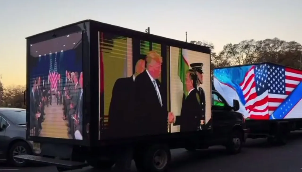 Vashingtonda o‘zbekistonliklar tashabbusi bilan reklama aksiyasi