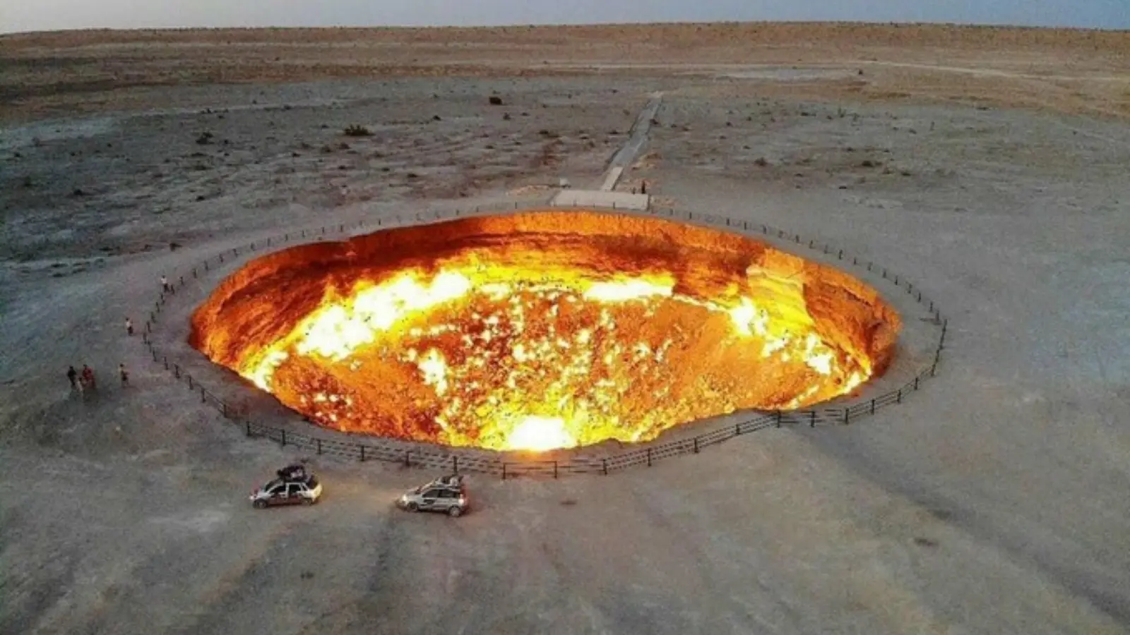 A solution has been found to extinguish the 'Gate of Hell'