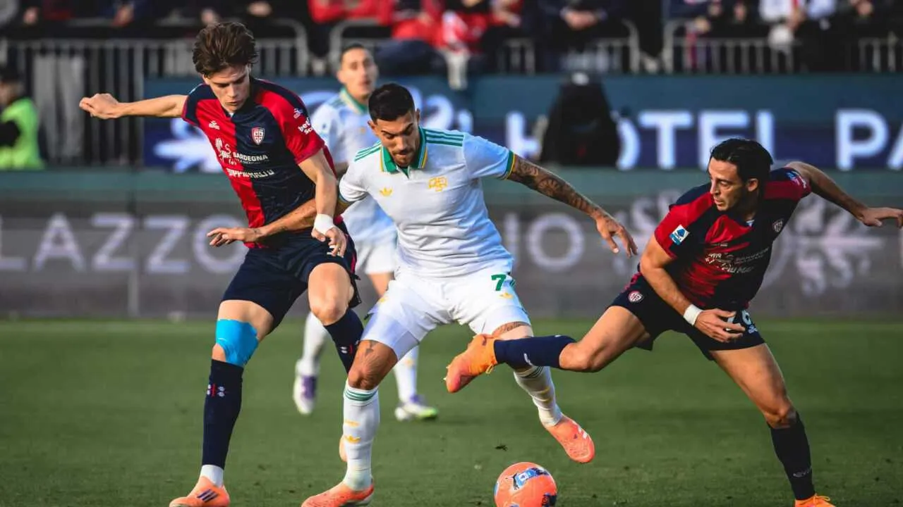 Cagliari stopped Roma's series by defeating them