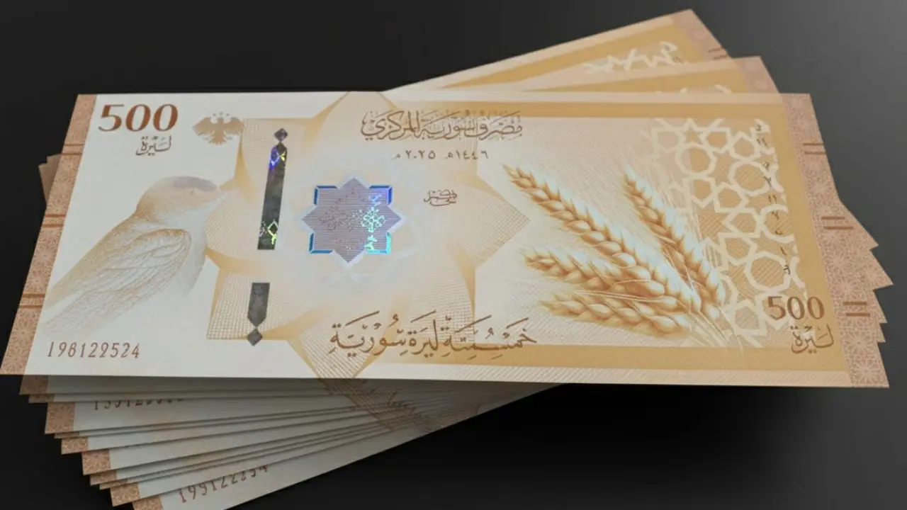 In Syria, symbols replace political portraits on banknotes