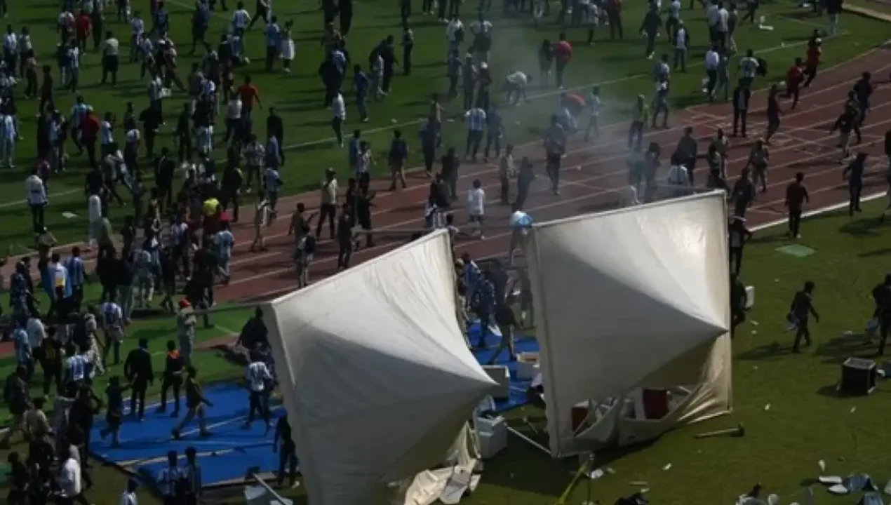 Disorder occurred in Kolkata following Messi's visit