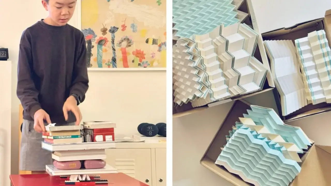 14-year-old student created earthquake-resistant structure