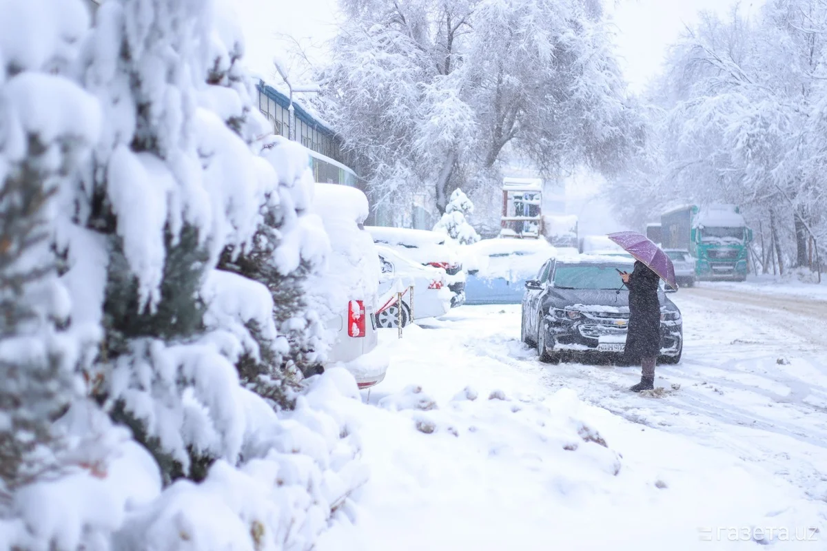 В воскресенье в Узбекистане ожидаются дождь и снег