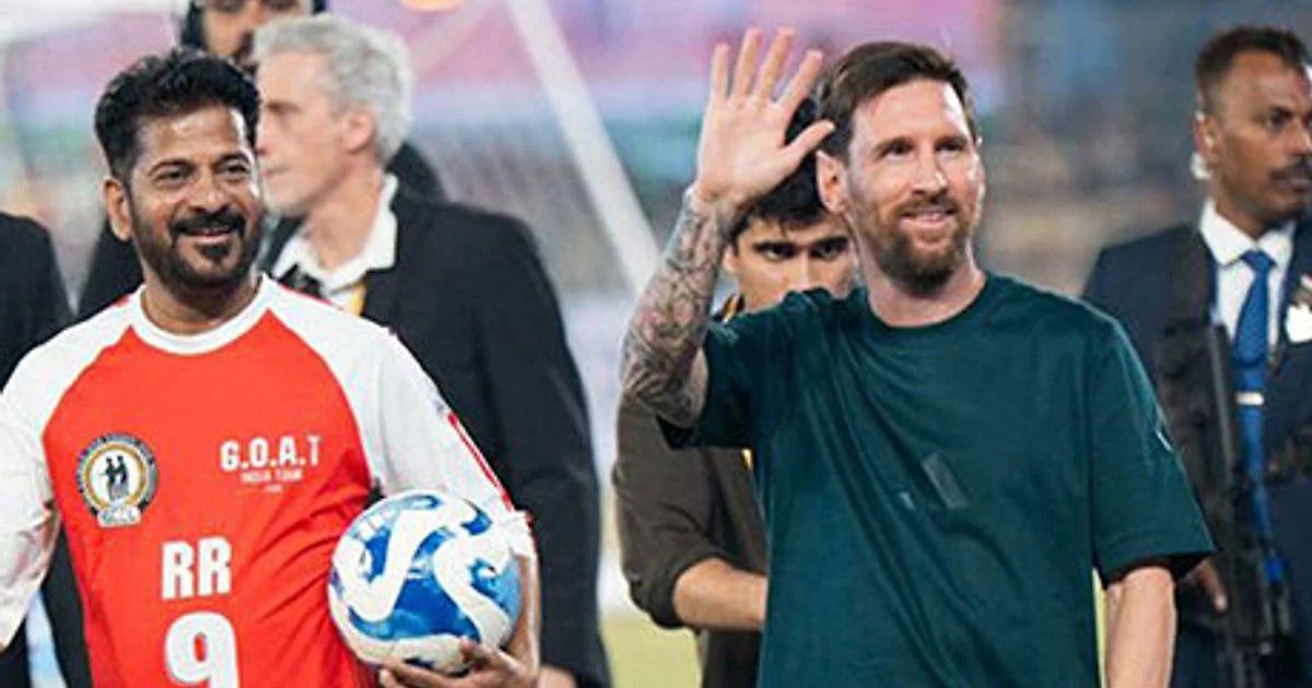 Messi's visit to India: disorder and attention