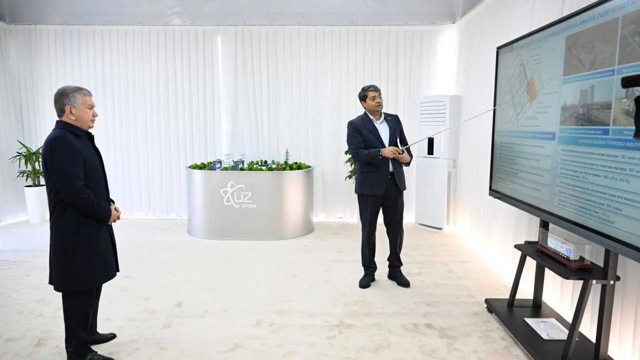 Shavkat Mirziyoyev reviewed the construction of the NPP in Jizzakh