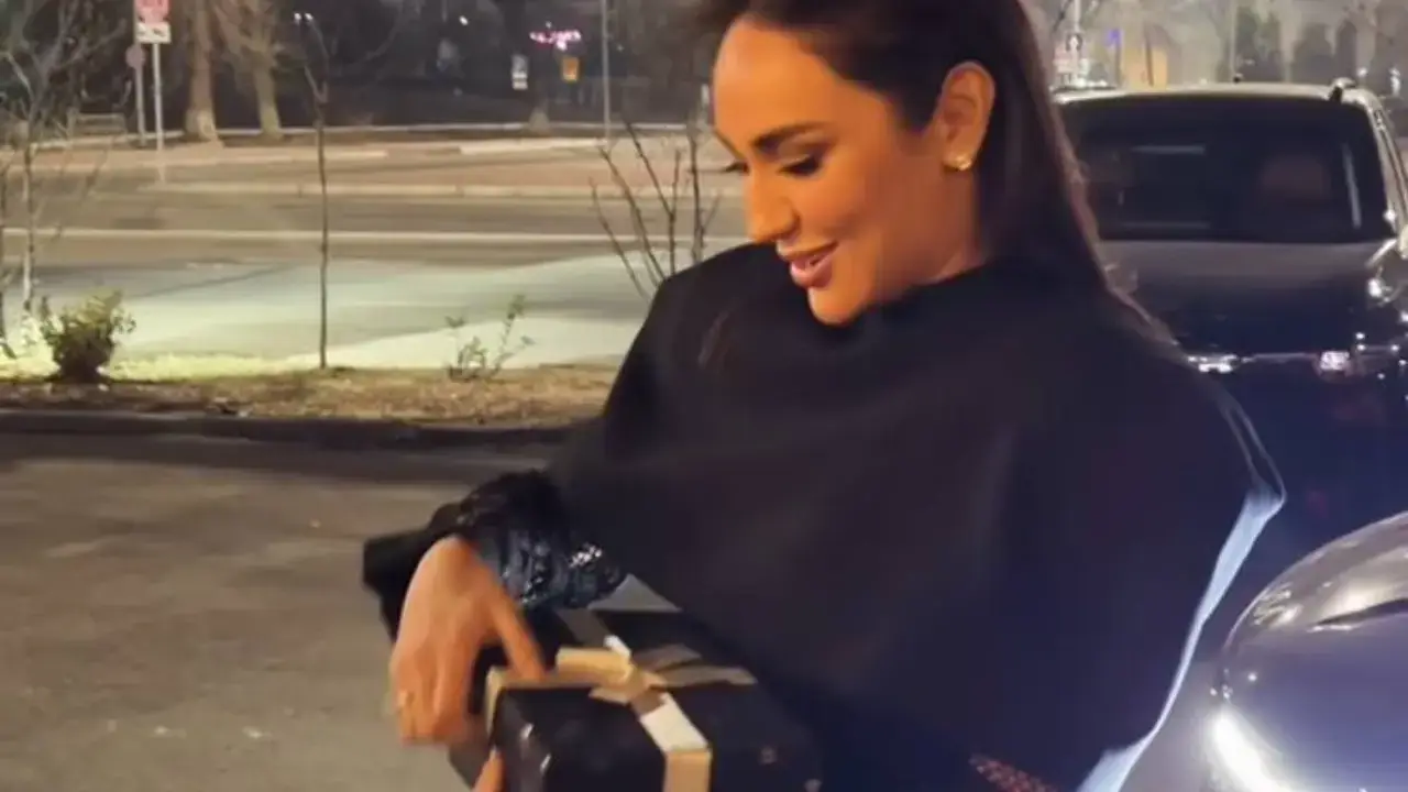 Munisa Rizayeva was presented with an unusual gift