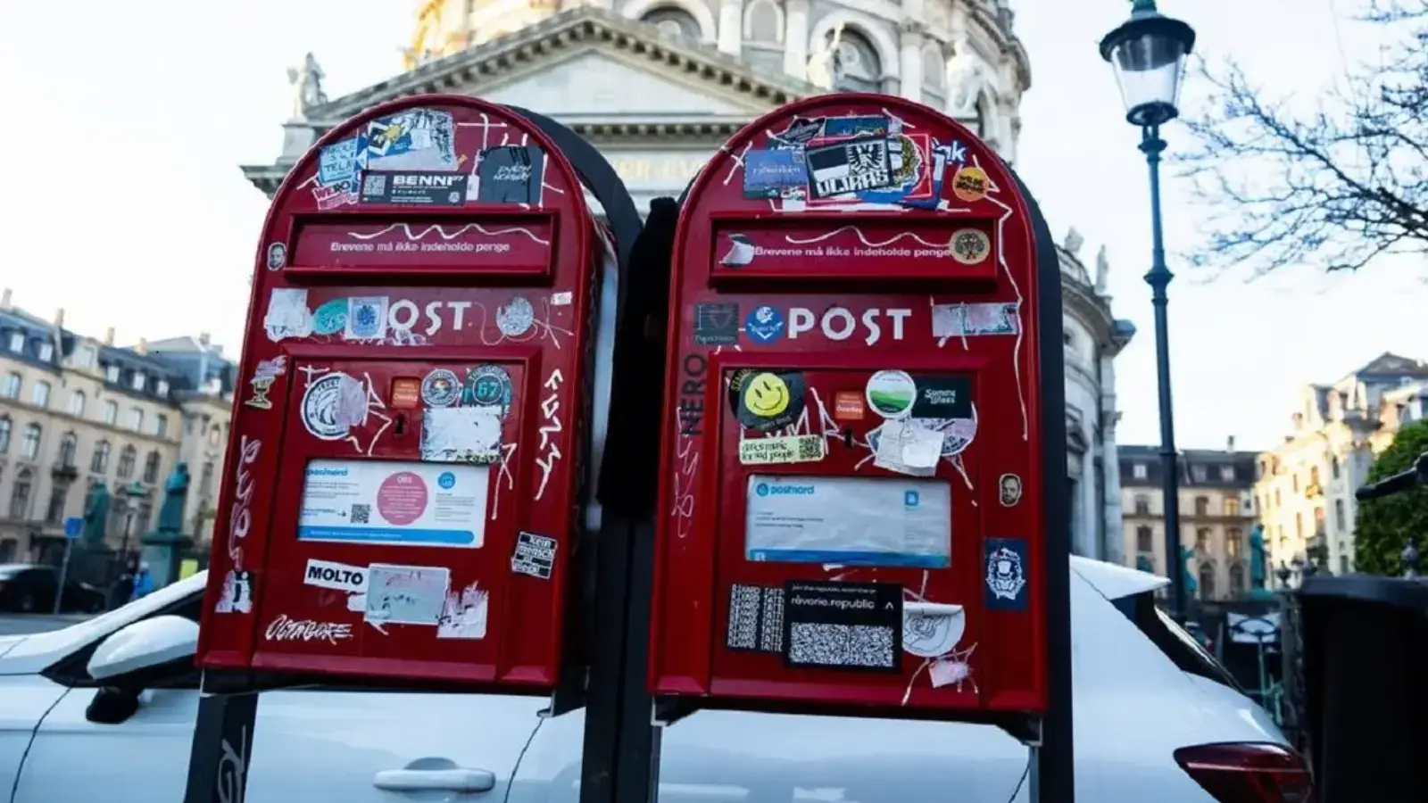 Denmark stopped traditional postal services