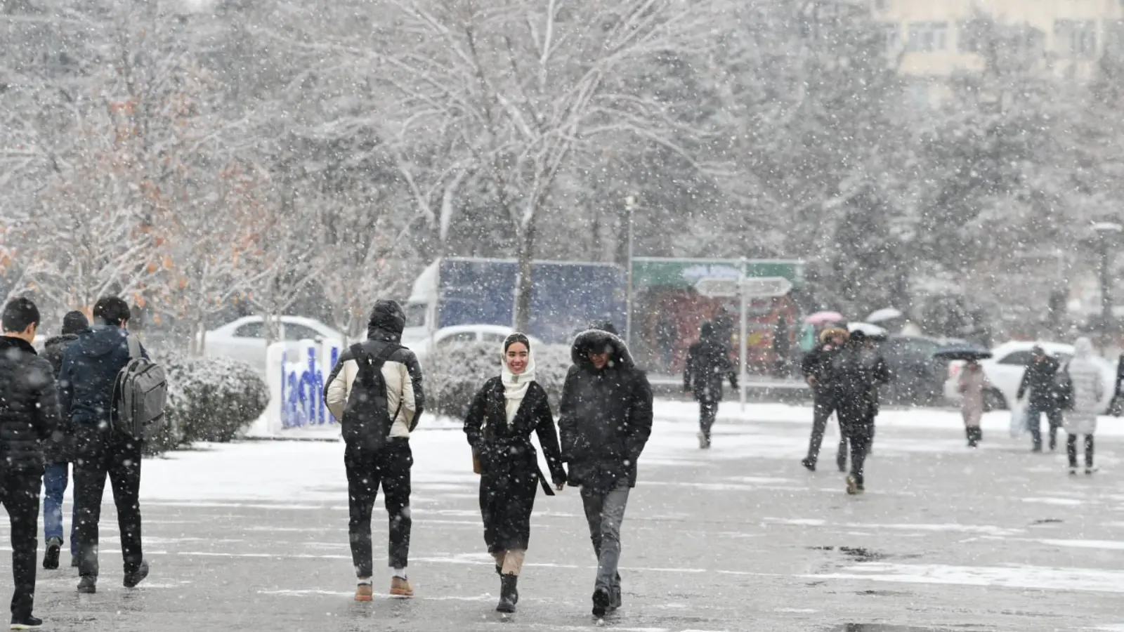 Warm at the beginning of the week, cold and precipitation in the middle