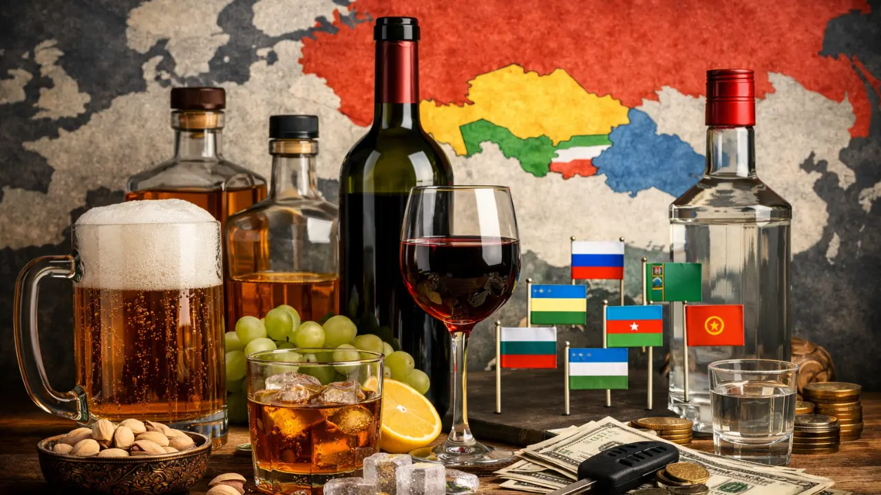 Потребление алкоголя в Узбекистане занимает седьмое место в СНГ