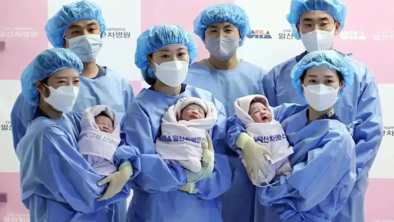 Janubiy Koreyada tug‘ilish o‘sdi, aholi kamayishda davom etmoqda