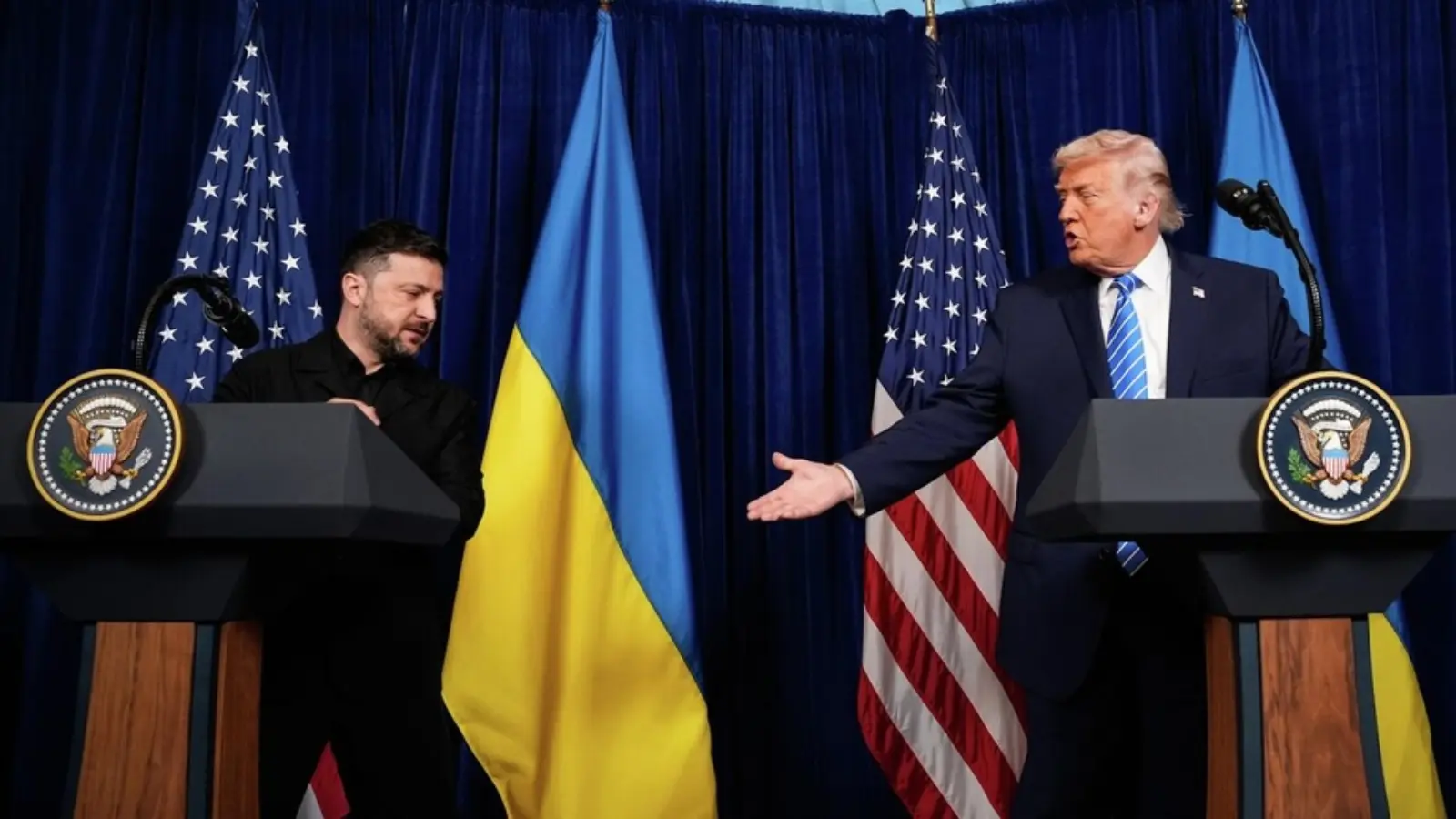 Trump and Zelensky held a closed meeting in Davos