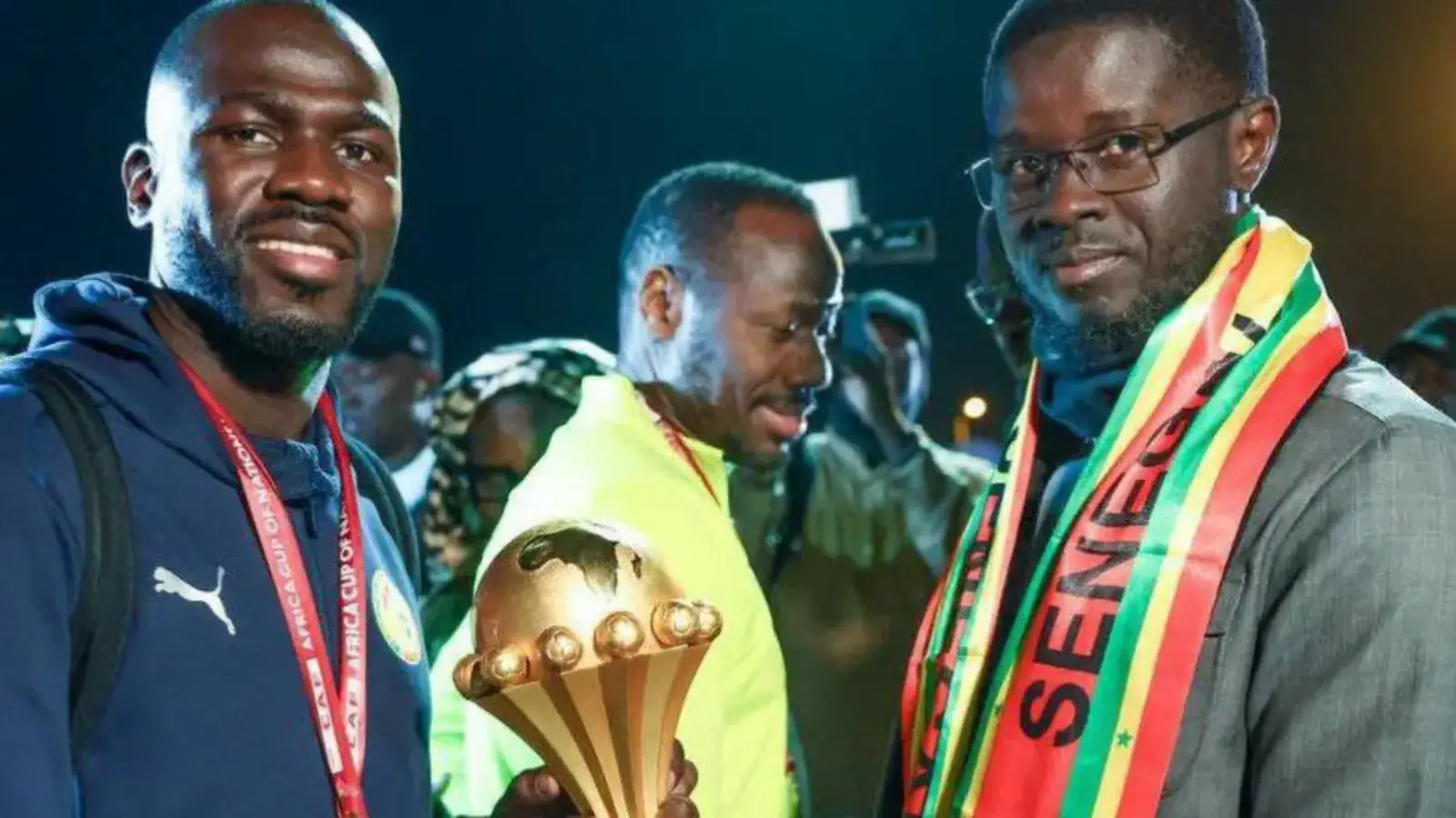 Senegal football players received land and rewards for the championship
