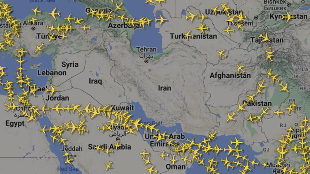 Iran airspace closed, flights returned