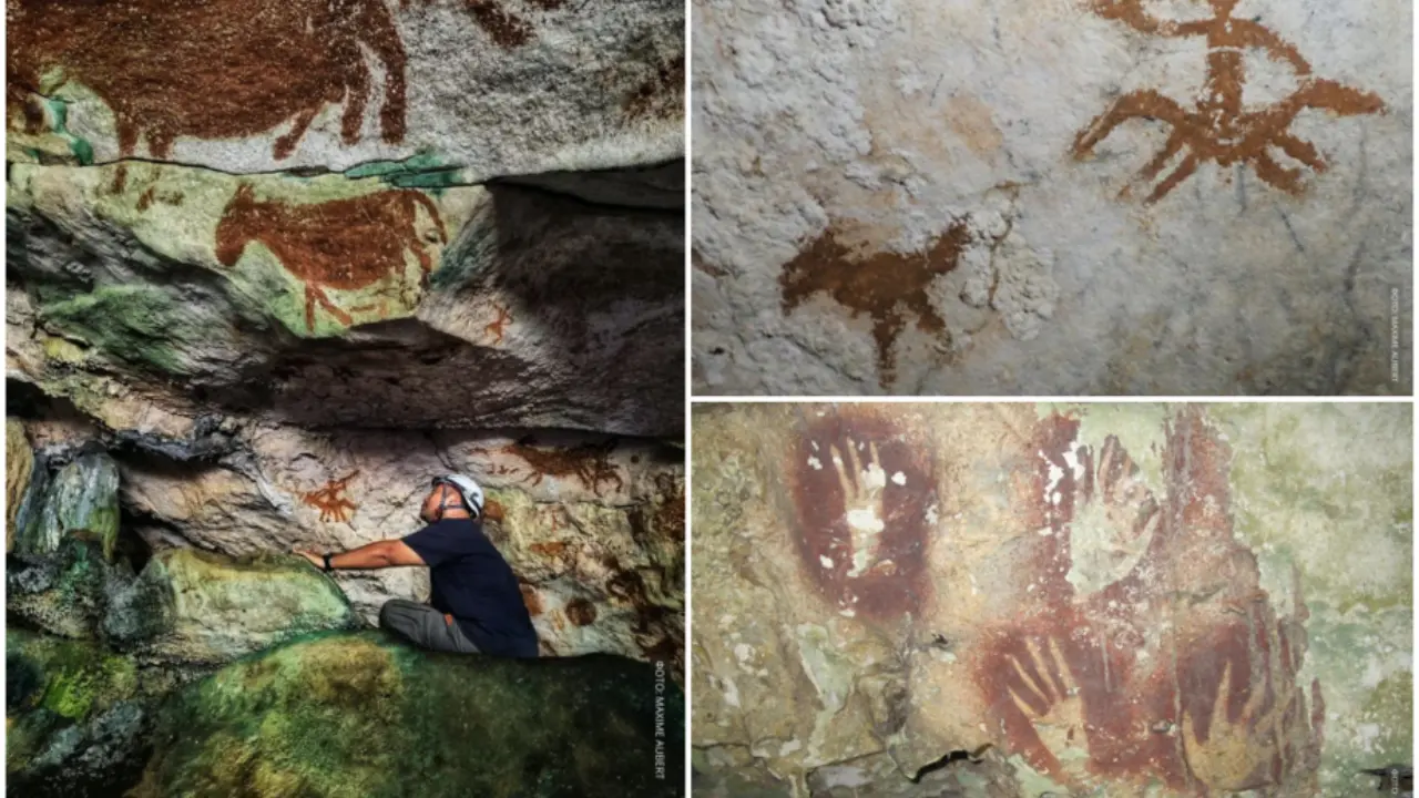 67,800-year-old ancient paintings found in Indonesia